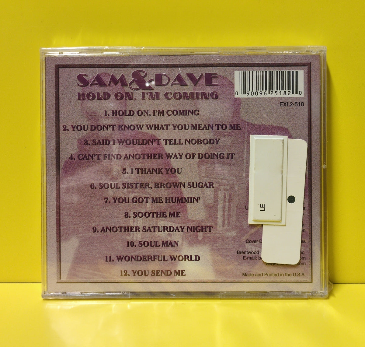 Sam & Dave - Hold On, I'm Coming  - 2006 - EXL2-518 New - Sealed - CDs