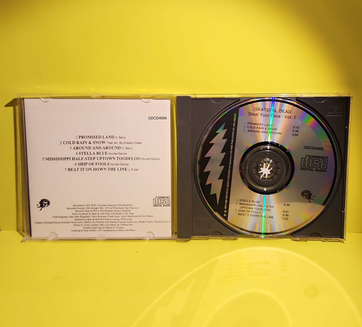Grateful Dead - Steal Your Face Vol. 1 - GDCD4006 Used - NM - CDs