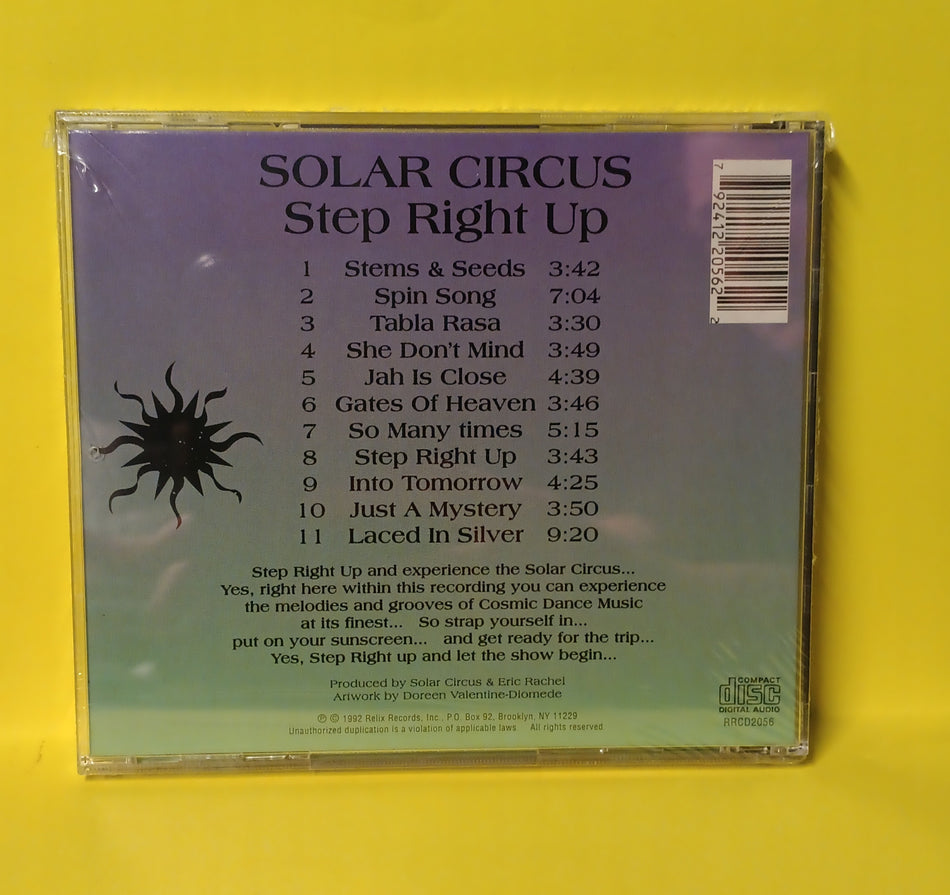 Solar Circus - Step Right Up - 1992 - RRCD2056 New - Sealed - CDs