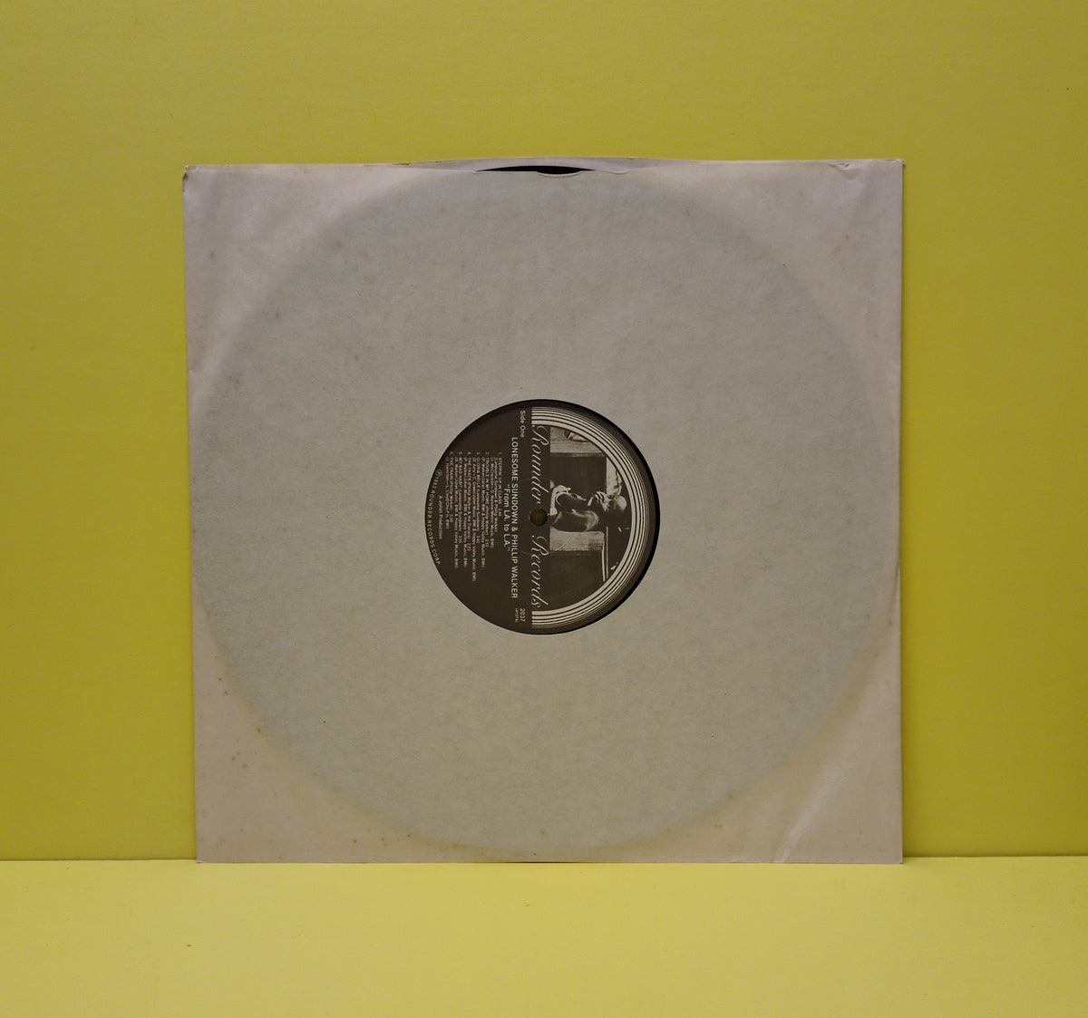 Lonesome Sundown & Phillip Walker - From L.A. To L.A. - 1983 - 2037 Used - EX - Vinyl