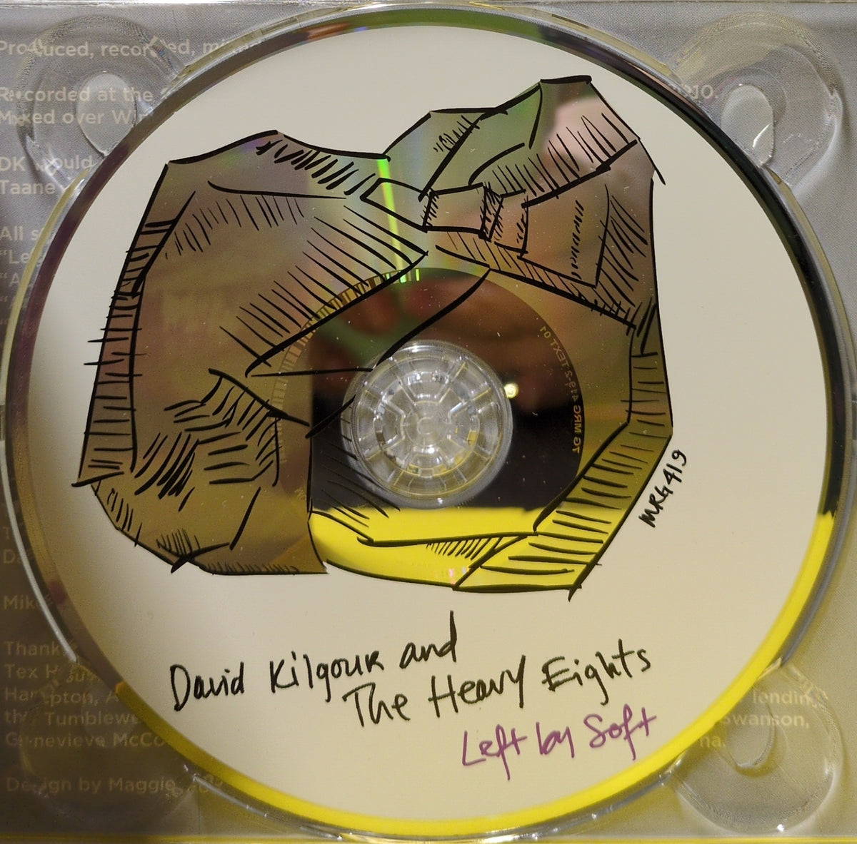 David Kilgour And The Heavy Eights - Left By Soft - 2011 - MRG419 Used - EX - CDs