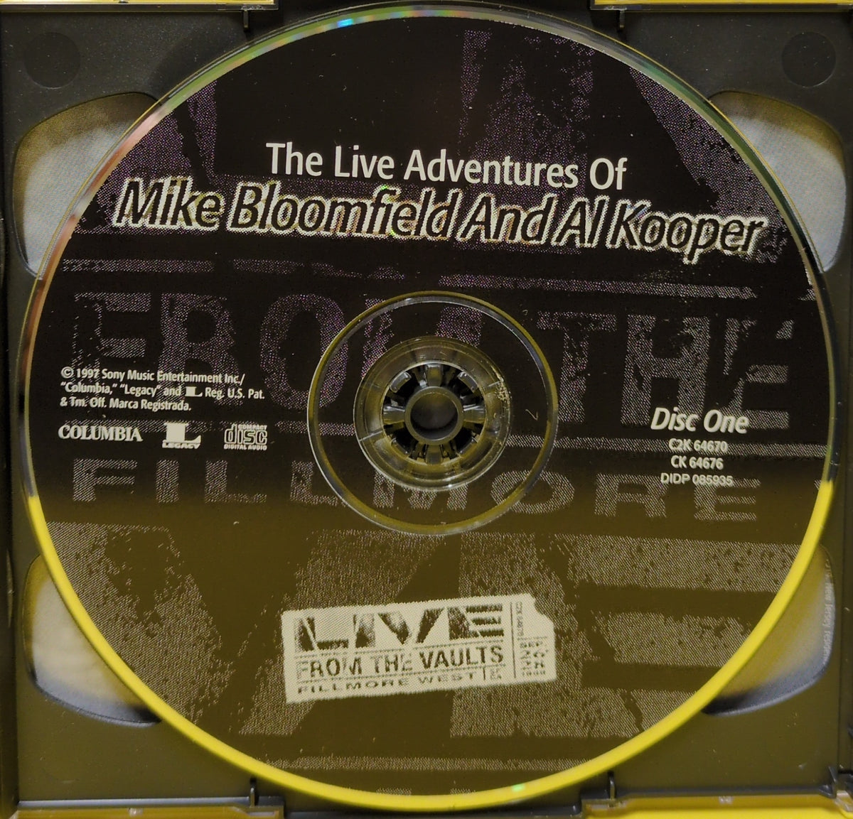 Mike Bloomfield And Al Kooper - The Live Adventures Of Mike Bloomfield And Al Kooper - C2K 64670 Used - EX - 2xCD