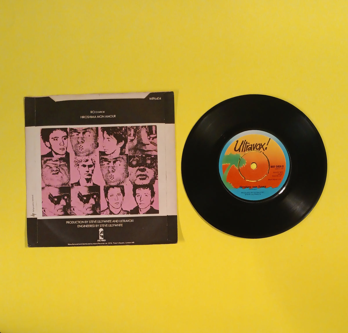 Ultravox - ROckwrok (UK 7") - 1977 - WIP 6404 Used - VG++ - Vinyl