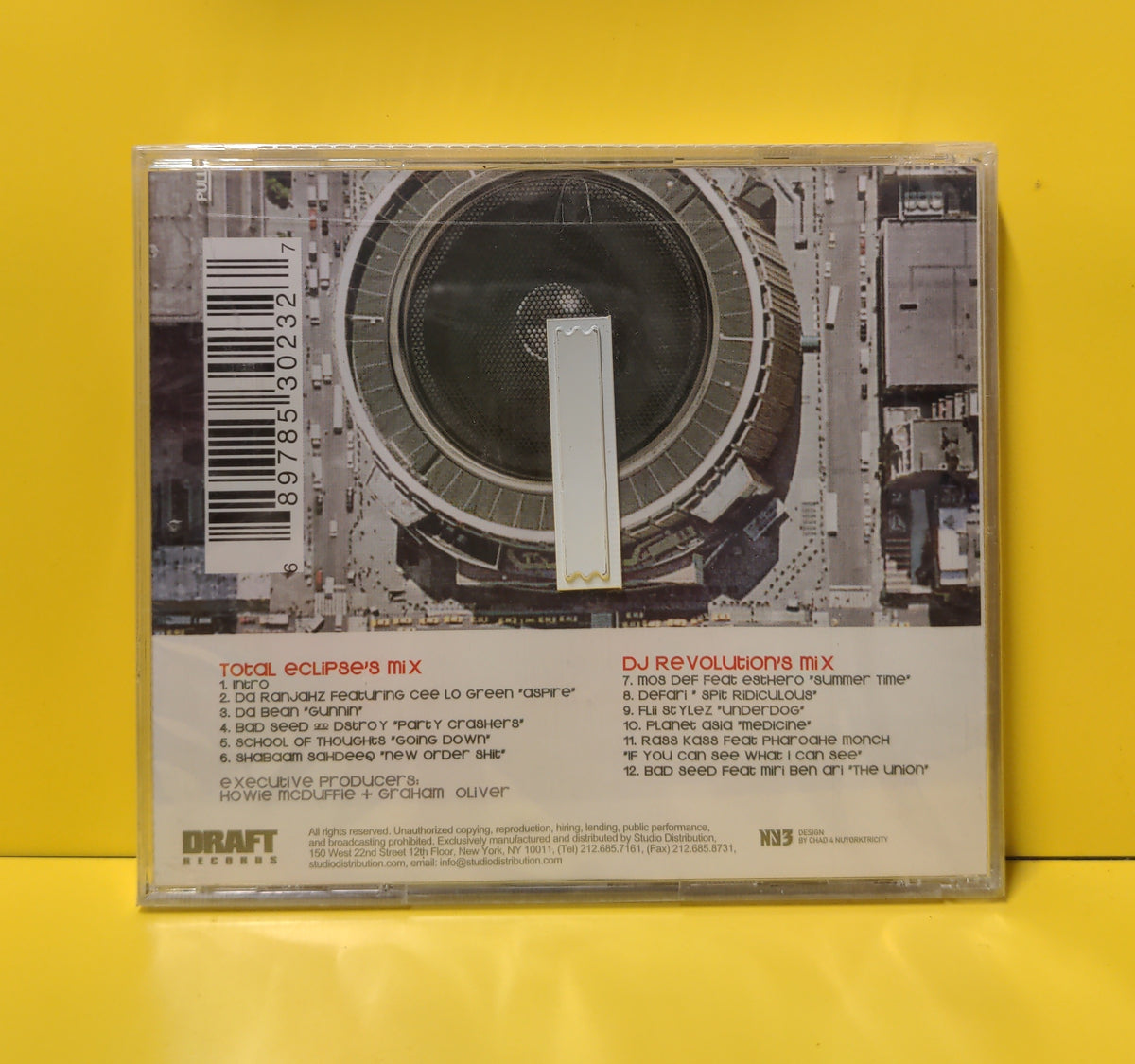 DJ Revolution And DJ Total Eclipse - Draft Radio Volume 1 - 2005 - O2DRF23 New - Sealed - CDs