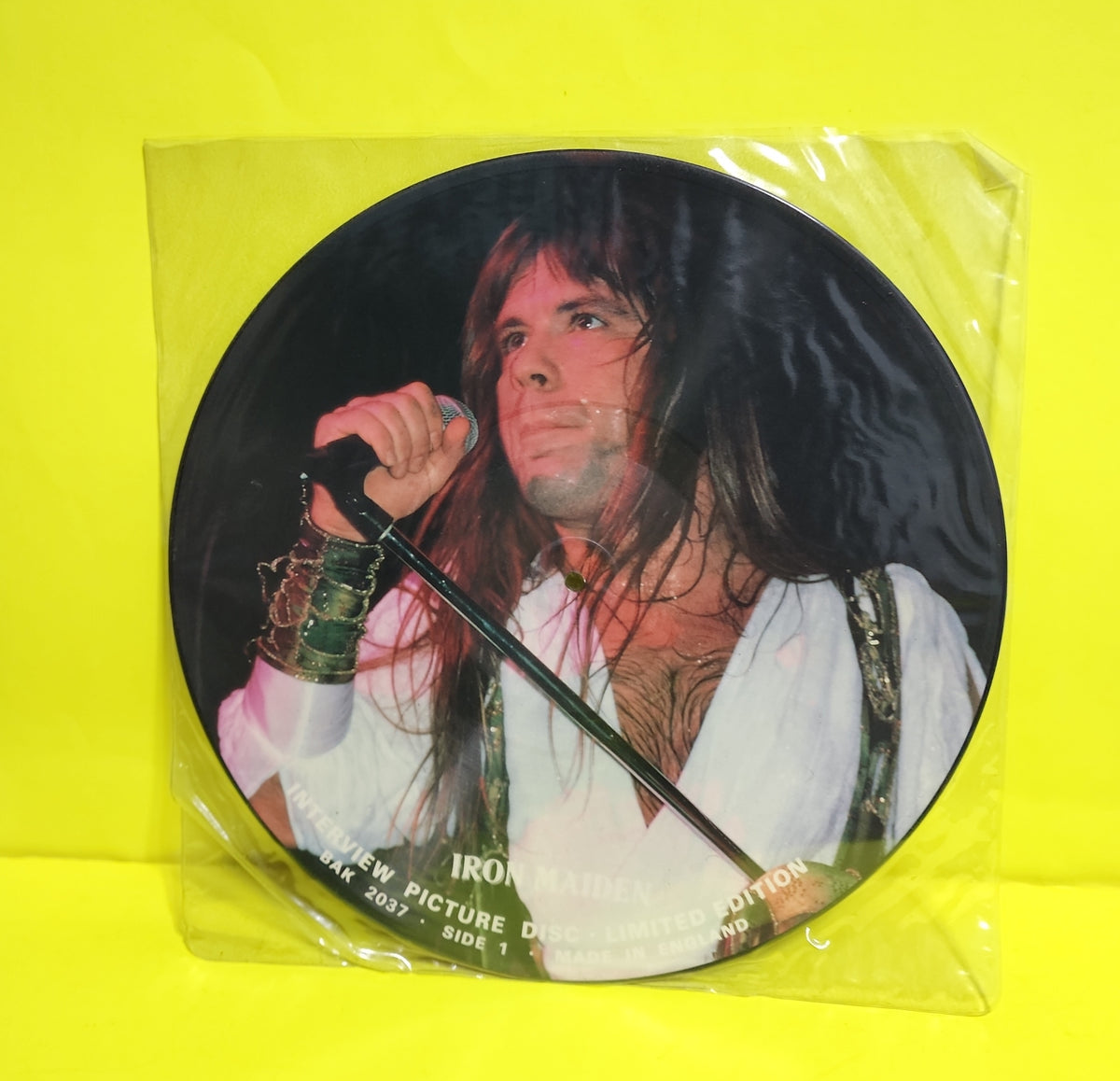 Iron Maiden - Interview Picture Disc  - 1987 - BAK 2037 New - NM - Vinyl