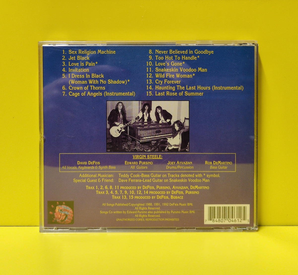Virgin Steele - Life Among The Ruins - 1993 - Used - EX - CDs