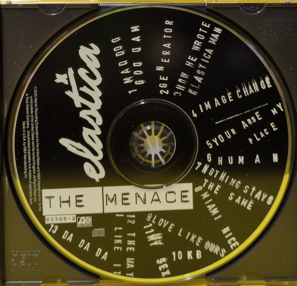 Elastica - The Menace - 2000 - 83386-2 Used - EX - CDs