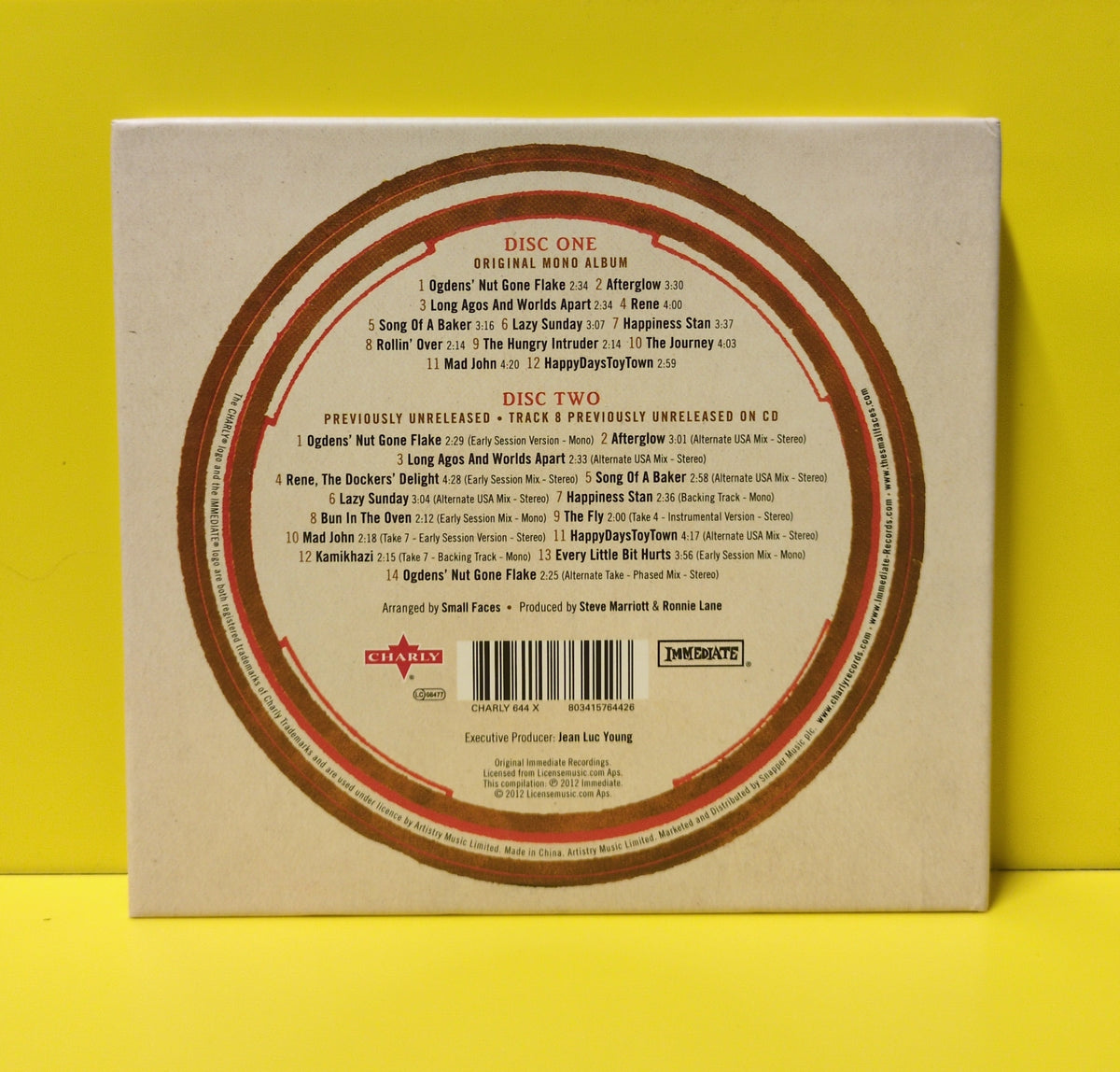 Small Faces - Ogdens' Nut Gone Flake - 2012 - Charly 644 X Used - EX - CDs - 2xCD Set