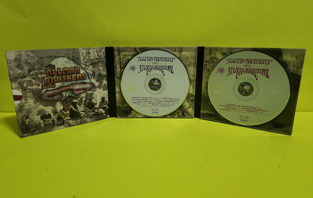 The Allman Brothers Band - Live At The Atlanta International Pop Festival July 3 & 5, 1970 - 2003 - E2K 86909 Used - EX - CDs
