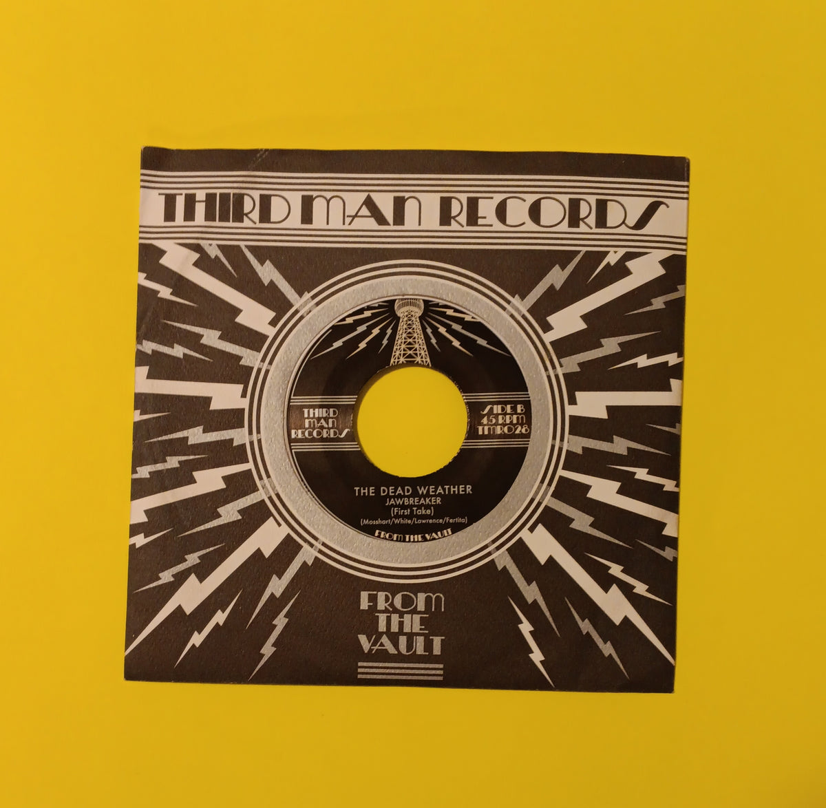 The Dead Weather - No Horse (First Take) / Jawbreaker - 2010 - TMR028 Used - EX - 7" Vinyl