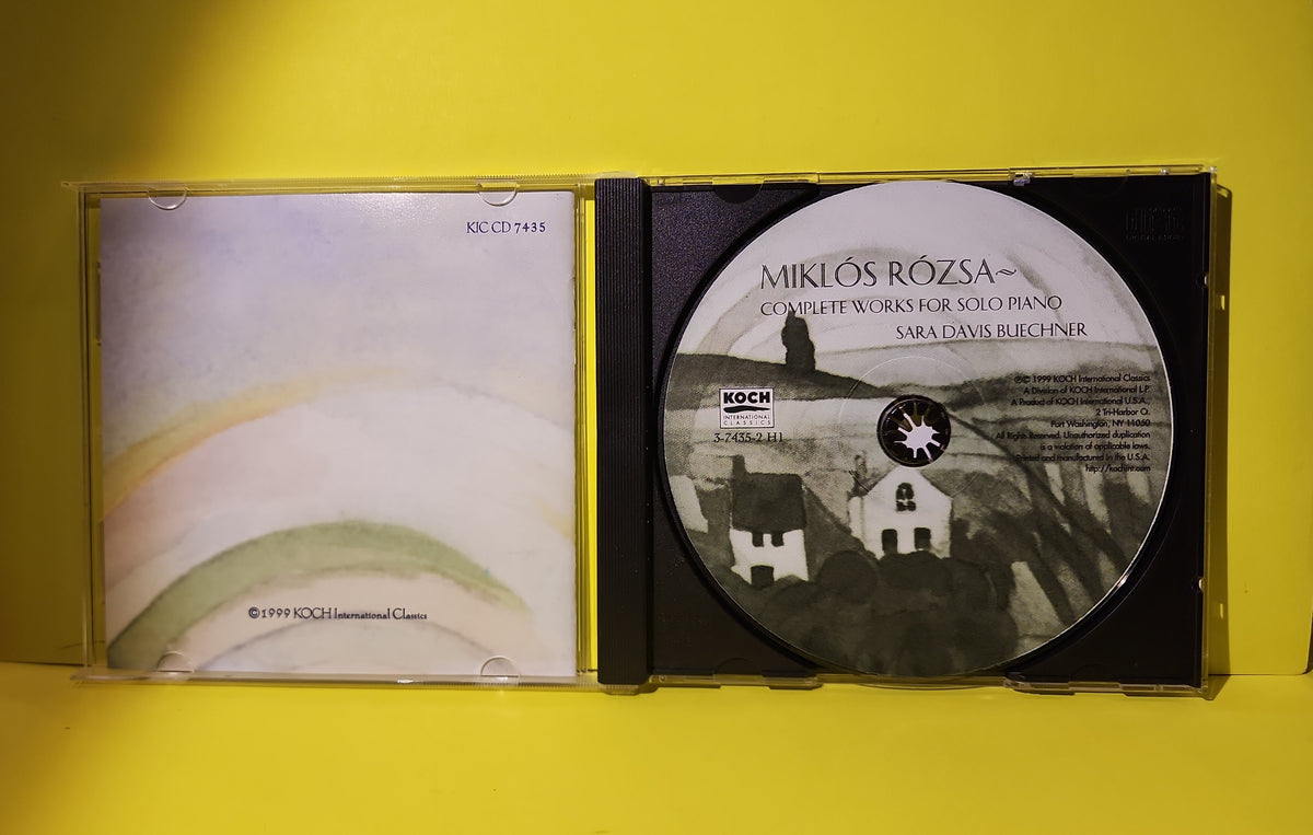 Miklós Rózsa - Sara Davis Buechner - 1999 - 3-7435-2 H1 Used - EX - CDs