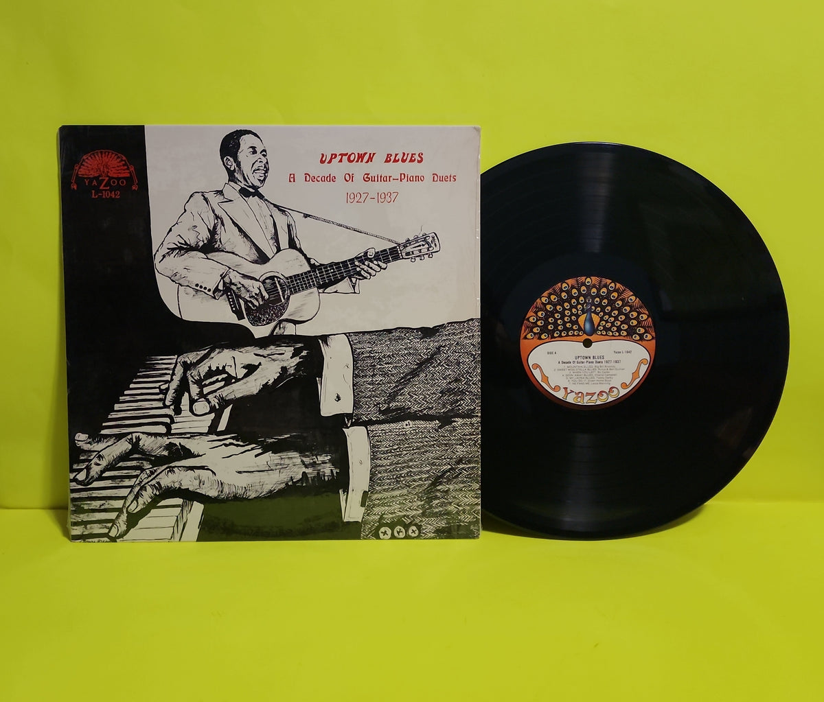 Various  - Uptown Blues ( A Dacade Of Guitar Duets 1927-1937) - L-1042 Used - EX - Vinyl