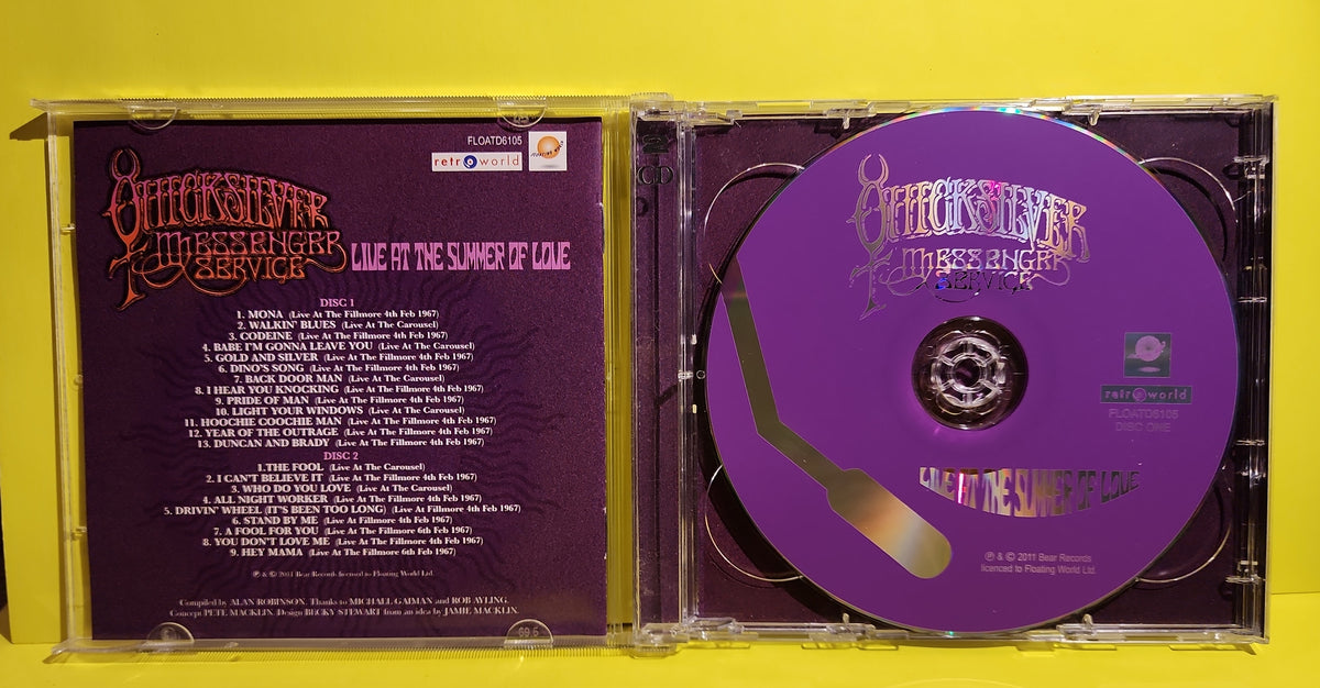 Quicksilver Messenger Service - Live At The Summer Of Love - 2011 - FLOATD6105 Used - NM - CDs