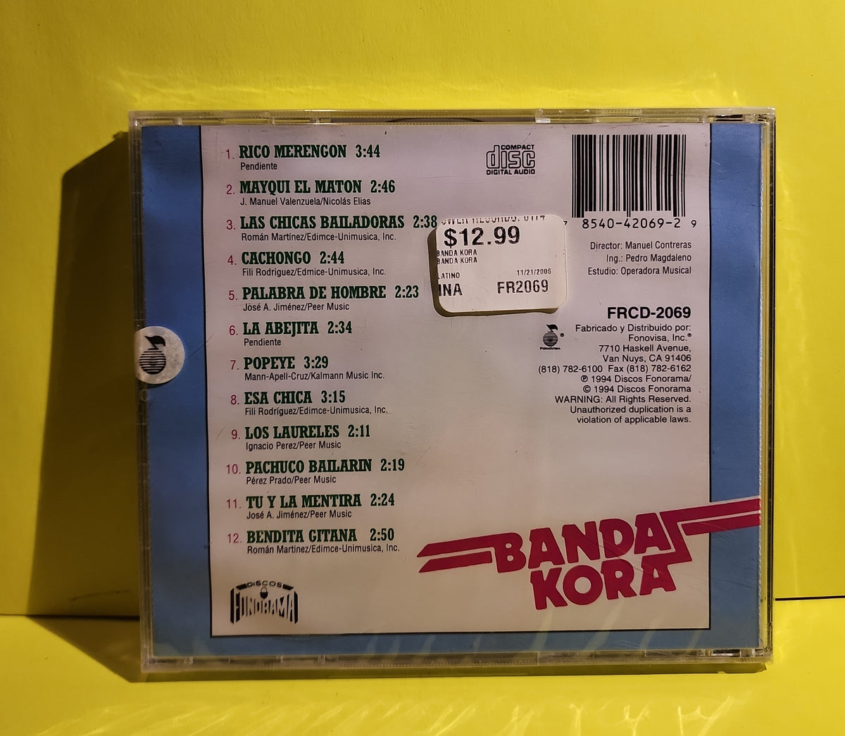 KoraBanda -  KoraBanda - 1994 - FRCD-2069 New - Sealed - CDs