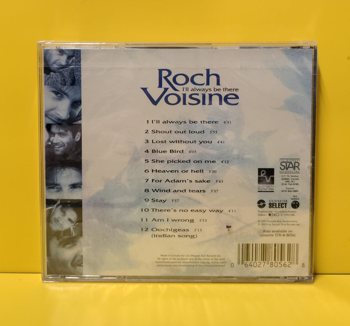Roch Voisine - I'll Always Be There - 1993 - STR-CD-8056 New - Sealed - CDs
