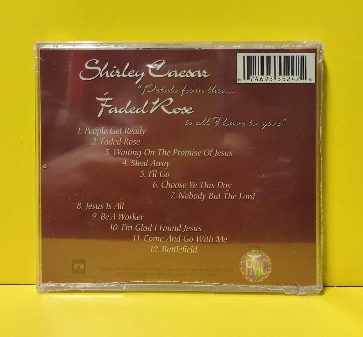 Shirley Caesar - Faded Rose - 2000 - FM5524 New - Sealed - CDs