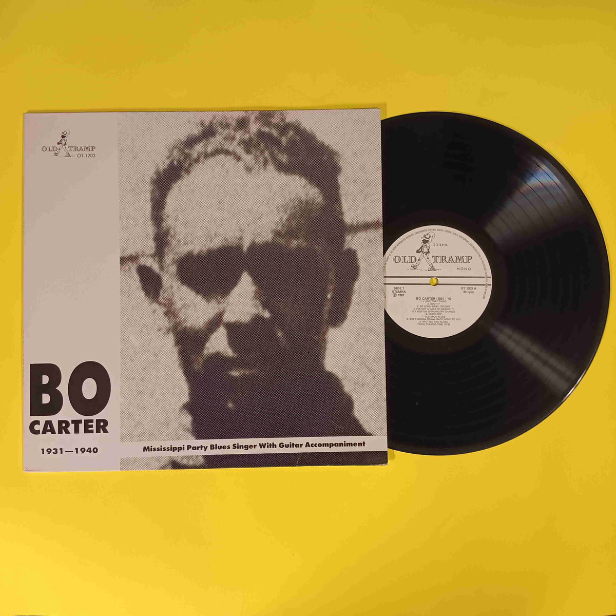 Bo Carter  - 1931 - 1940 / Holland Mono Remaster - 1987 - OT-1203 Used - EX - Vinyl