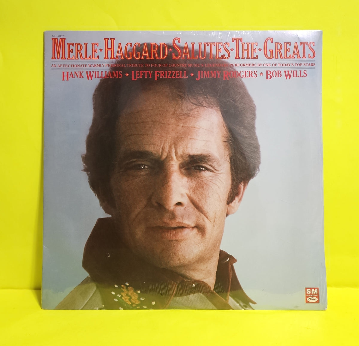 Merle Haggard  - Merle Haggard Salutes The Greats - 1980 - SLB-8137 New - Sealed - Vinyl