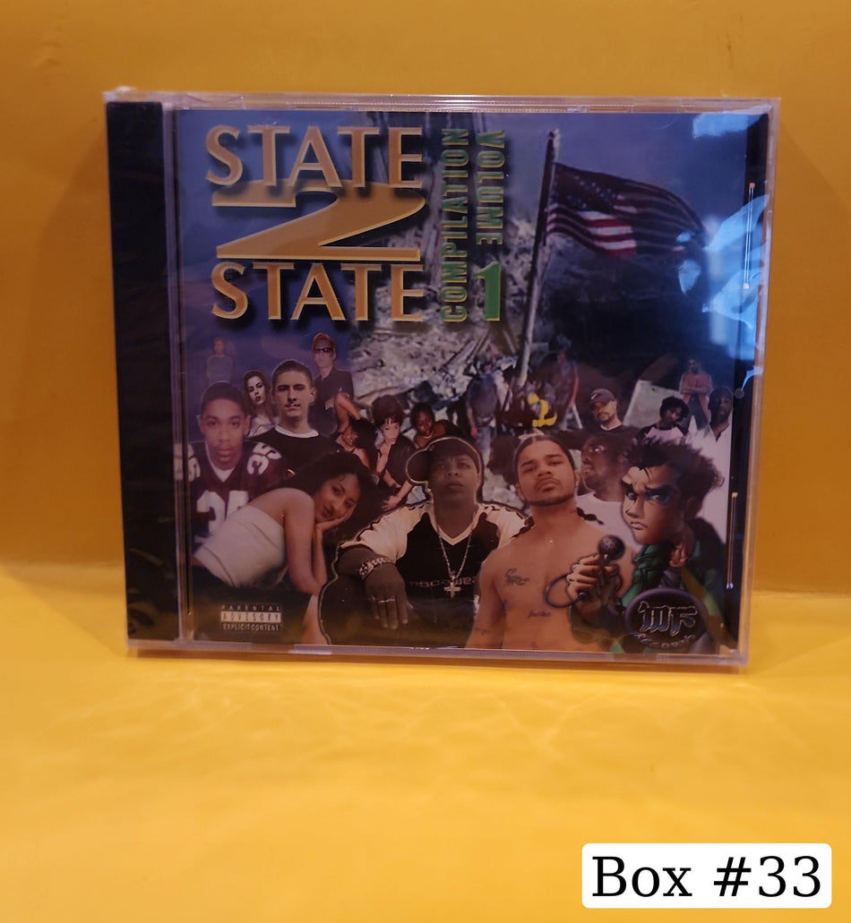 Various - State 2 State Compilation Volume 1 - 2002 - New - Sealed - CDs