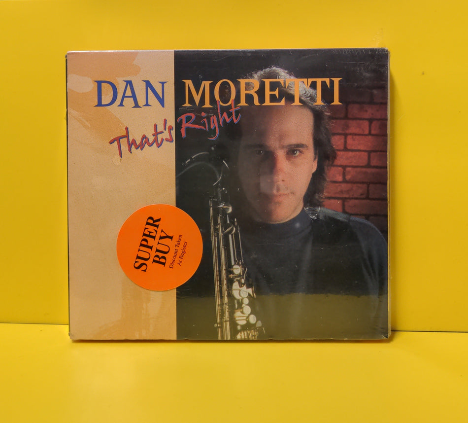 Dan Moretti - That's Right - 1999 - 5010-2 New - Sealed - CDs