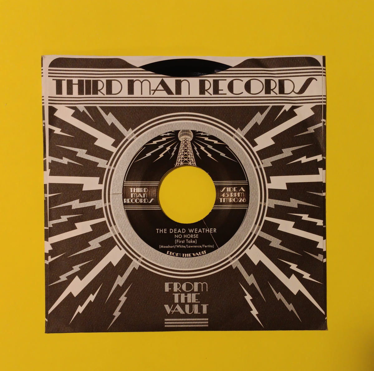 The Dead Weather - No Horse (First Take) / Jawbreaker - 2010 - TMR028 Used - EX - 7" Vinyl