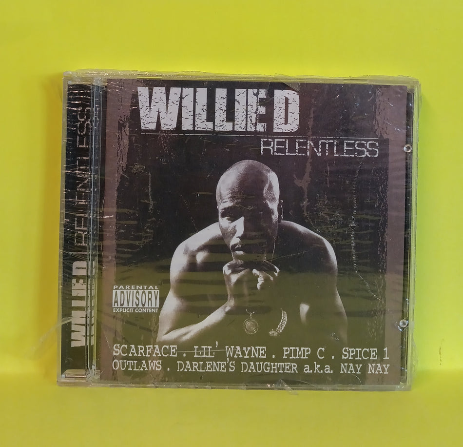 Willie D - Relentless - 2001 - RR 5150-2 New - Sealed - CDs