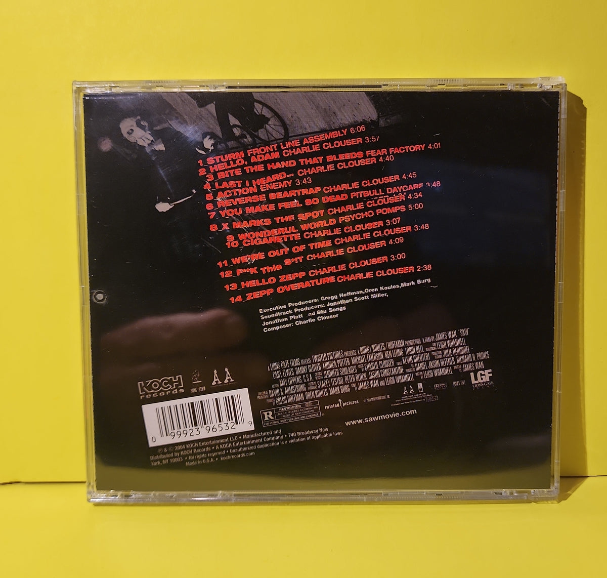 Various - Saw (Original Motion Picture Soundtrack) - 2004 - KOC-CD-9653 Used - VG++ - CDs