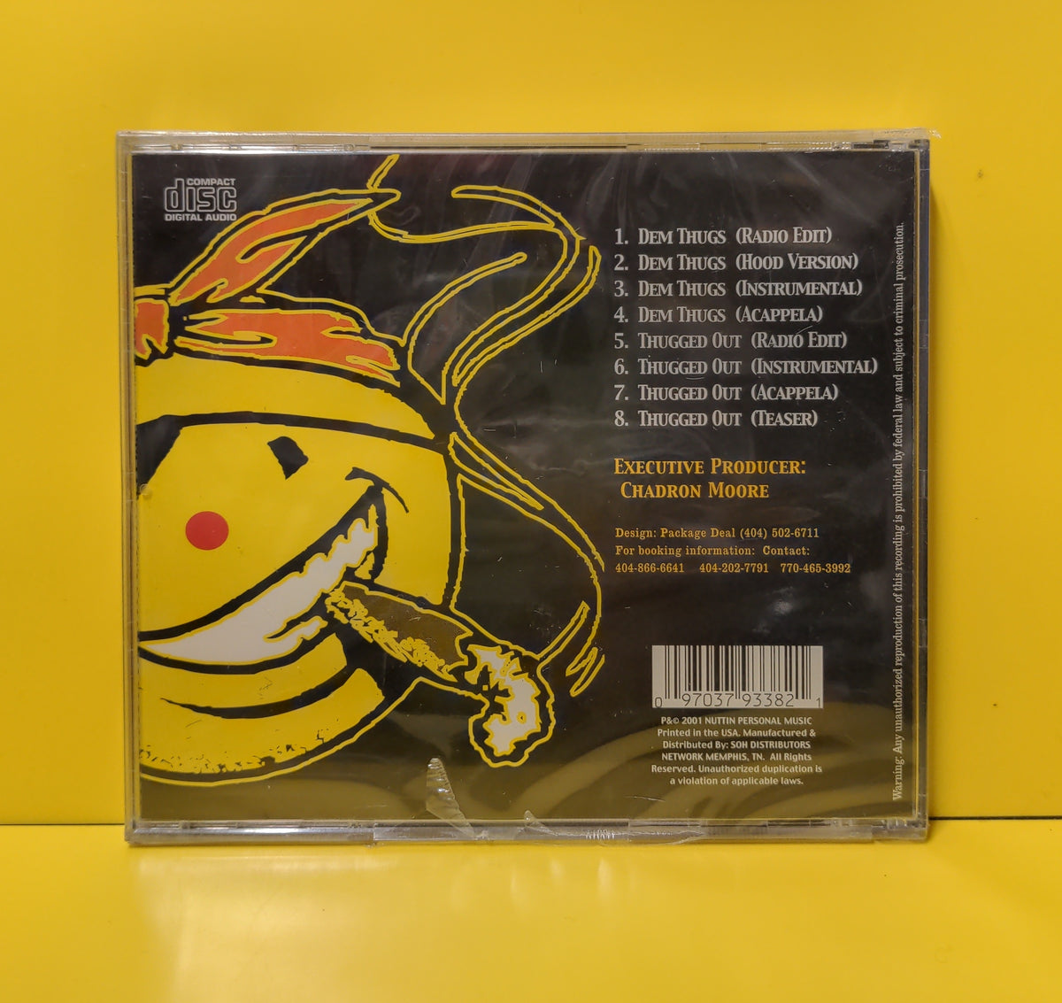 Frank Nitti Featuring Lil' Kee - Dem Thugs / Thugged Out - 2001 - NUT 9338 New - Sealed - CDs