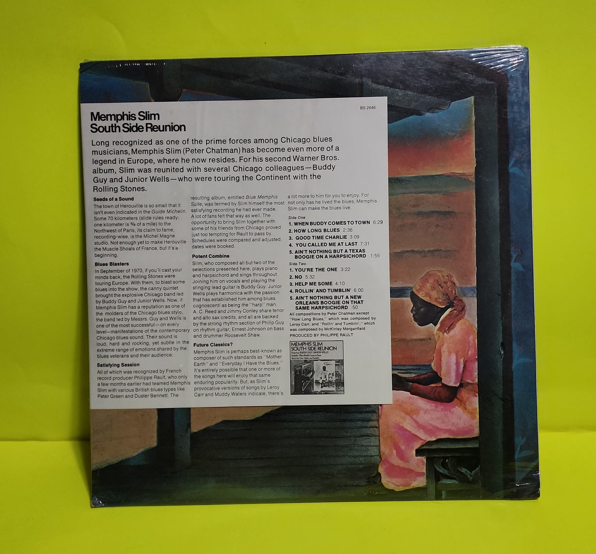 Memphis Slim Featuring Buddy Guy, junior Wells - South Side Reunion / Promo  - 1972 - BS 2646 New - Sealed - Vinyl