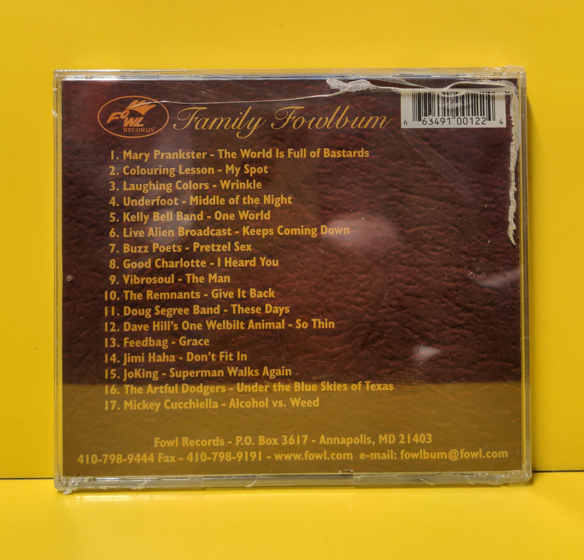 Various  - Family Fowlbum - 2000 - FWL 0012 CD New - Sealed - CDs