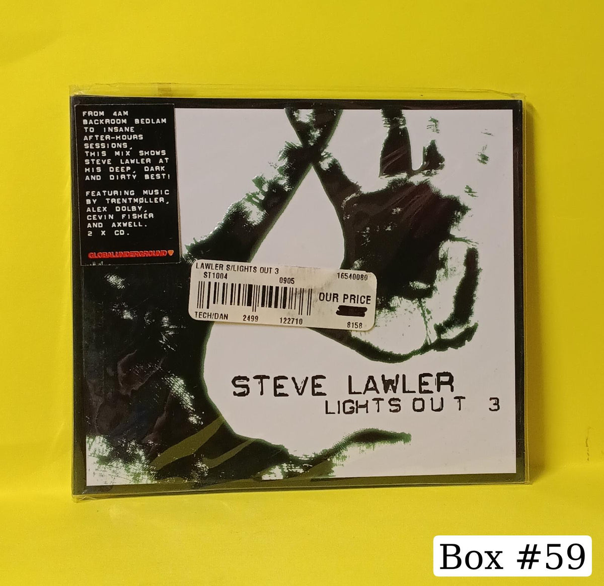 Steve Lawler - Lights Out 3 - 2005 - GULO003CD New - Sealed - 2 CD Set