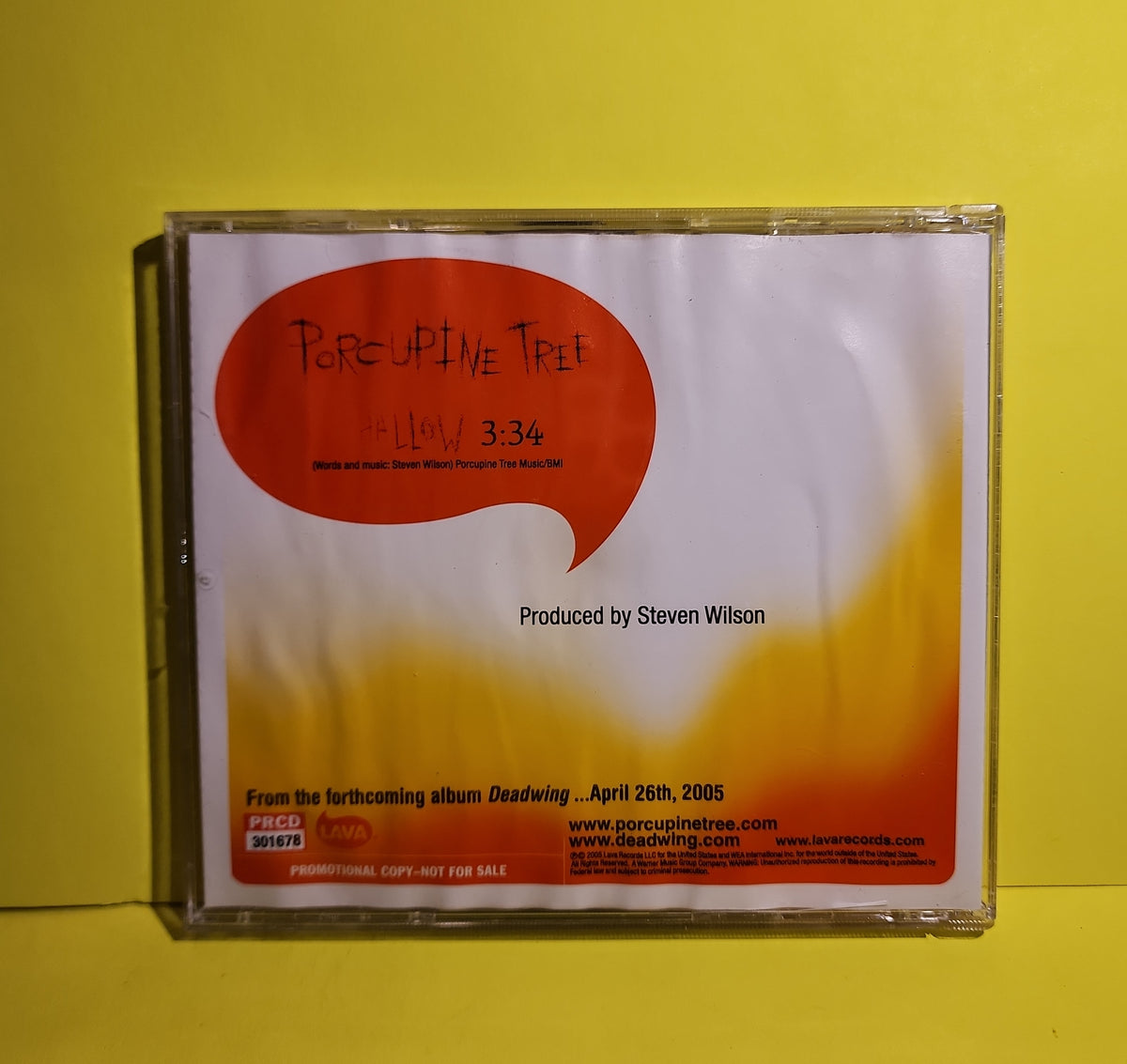 Porcupine Tree - Shallow .. Rare Promo.  - 2005 - PRCD 301678 Used - NM - CDs
