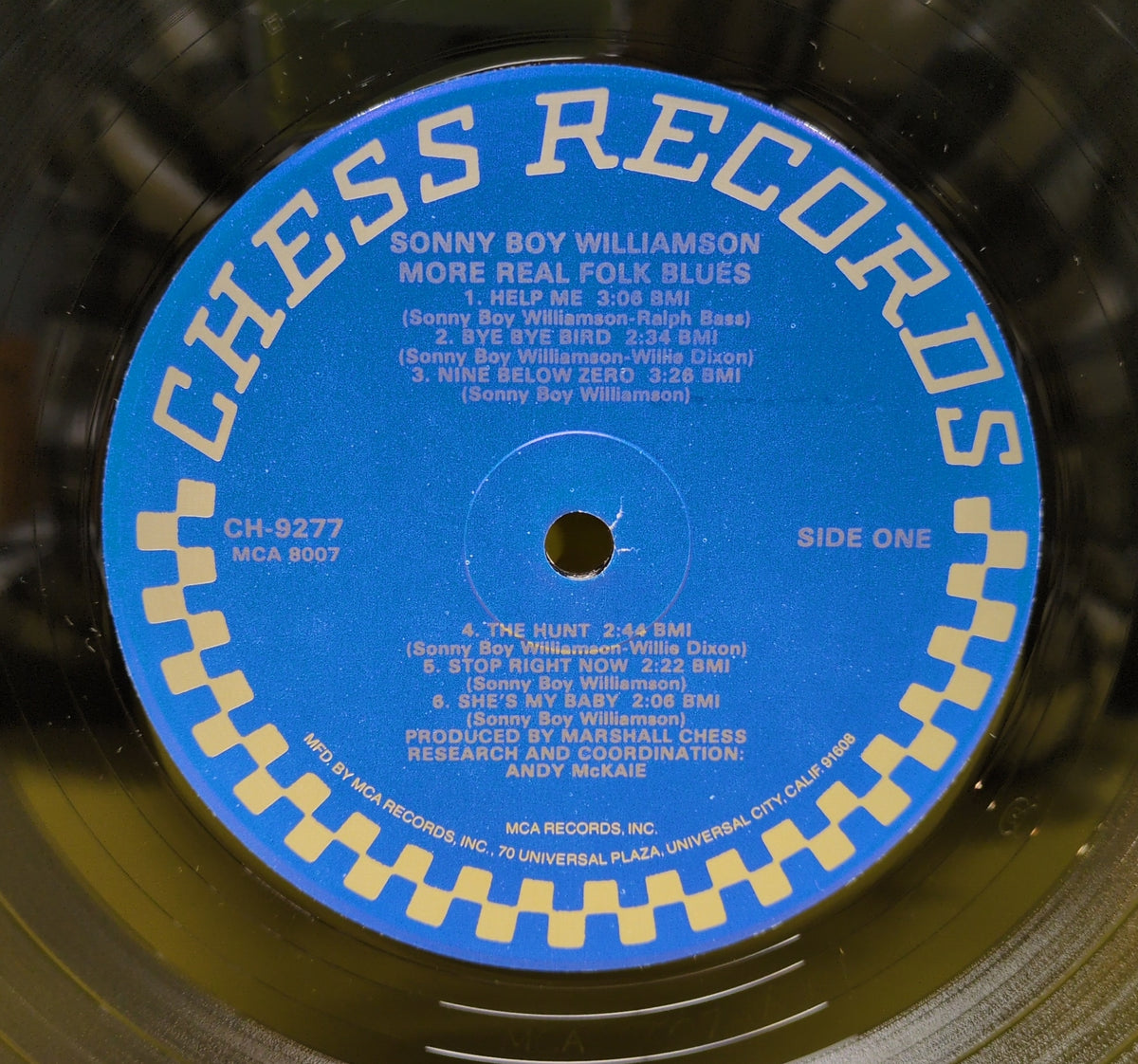 Sonny Boy Williamson - More Real Folk Blues - 1988 - CH-9277 Used - VG++ - Vinyl - Reissue