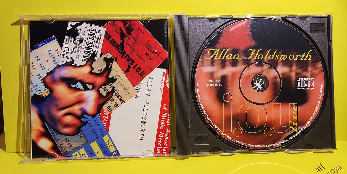 Allan Holdsworth - i. o. u. Live - 1997 - OM-1003 Used - EX - CDs