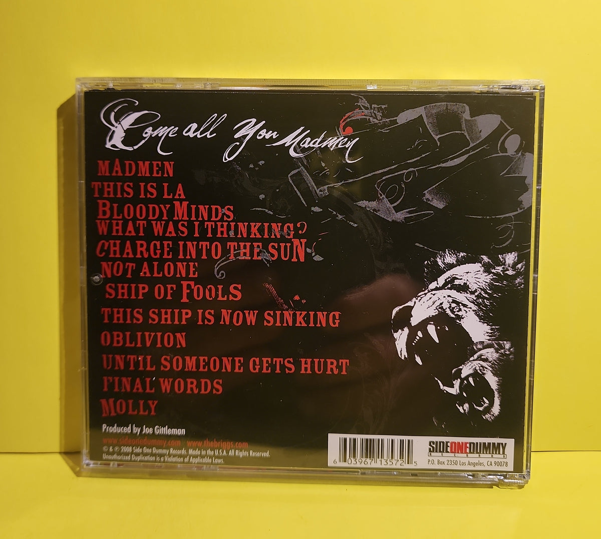 The Briggs - Come All You Madmen - 2008 - SD1357 Used - VG++ - CDs