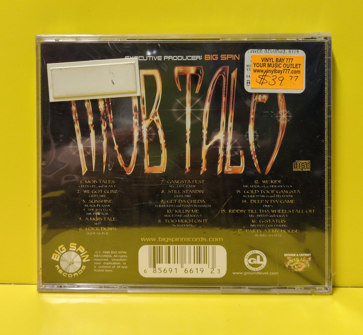 Various - Mob Tales - 1999 - BSR 6619-2 New - Sealed - CDs