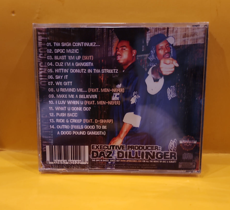 D.P.G. - Dillinger & Young Gotti II: Tha Saga Continuez... - 2005 - GA-80122 New - Sealed - CDs