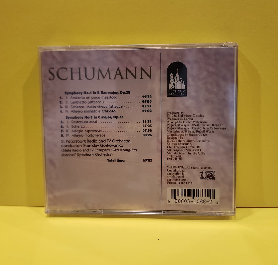 Schumann - Symphony No.1 in B Flat Major Op.38 - 1996 - EXL-31088 New - Sealed - CDs