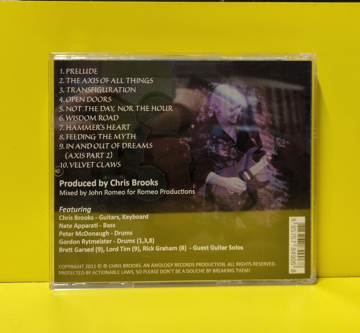 Chris Brooks - The Axis Of All Things - 2011 - AX001 Used - EX - CDs