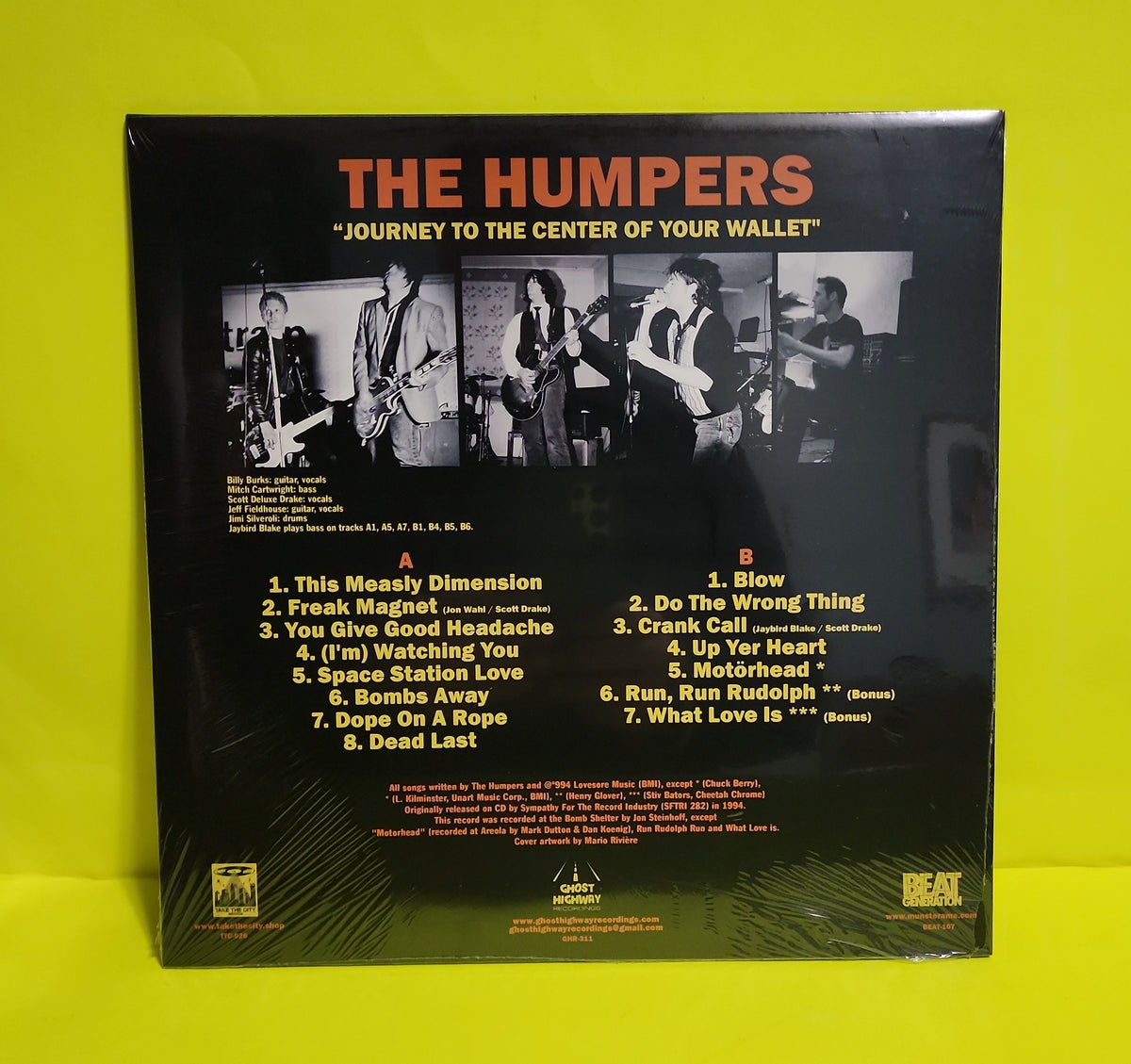 The Humpers - Journey To The Center Of Your Wallet  - 2024 - BEAT 107 New - Sealed - Vinyl