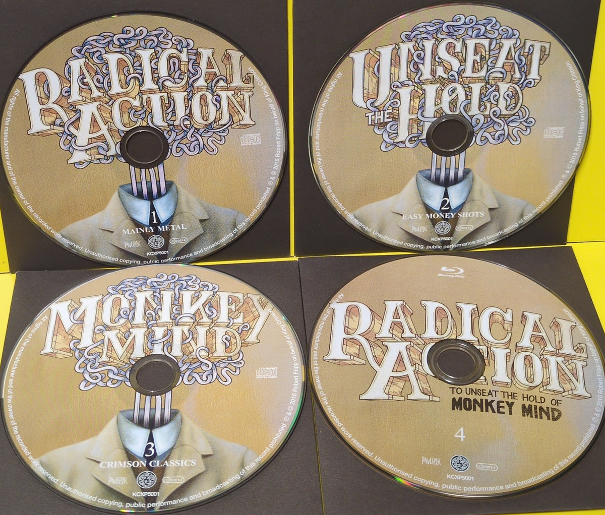 King Crimson - Radical Action (To Unseat The Hold Of Monkey Mind) - 2016 - KCXP5001 Used - EX - CDs - 3xCD/1xBlu-Ray Box Set