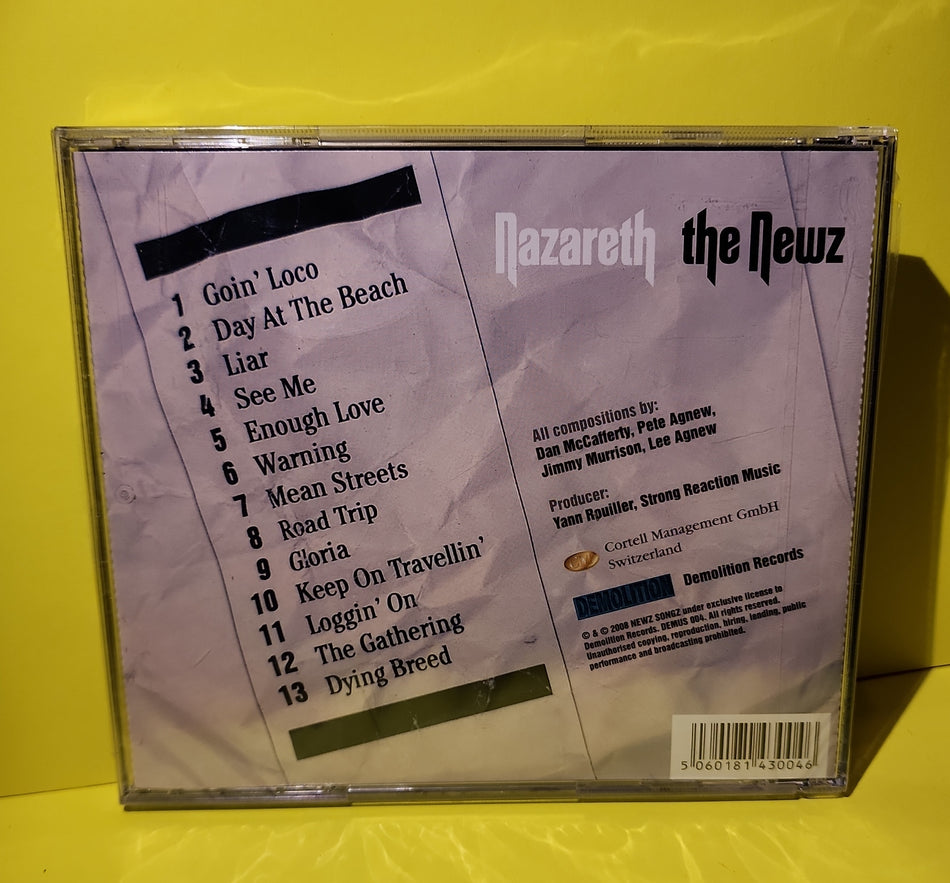 Nazareth (2) - The Newz - 2008 - DEMUS 004 New - Sealed - CDs