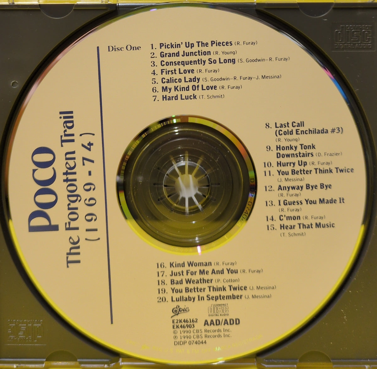 Poco - The Forgotten Trail - 1990 - E2K 46162 Used - NM - 2xCD