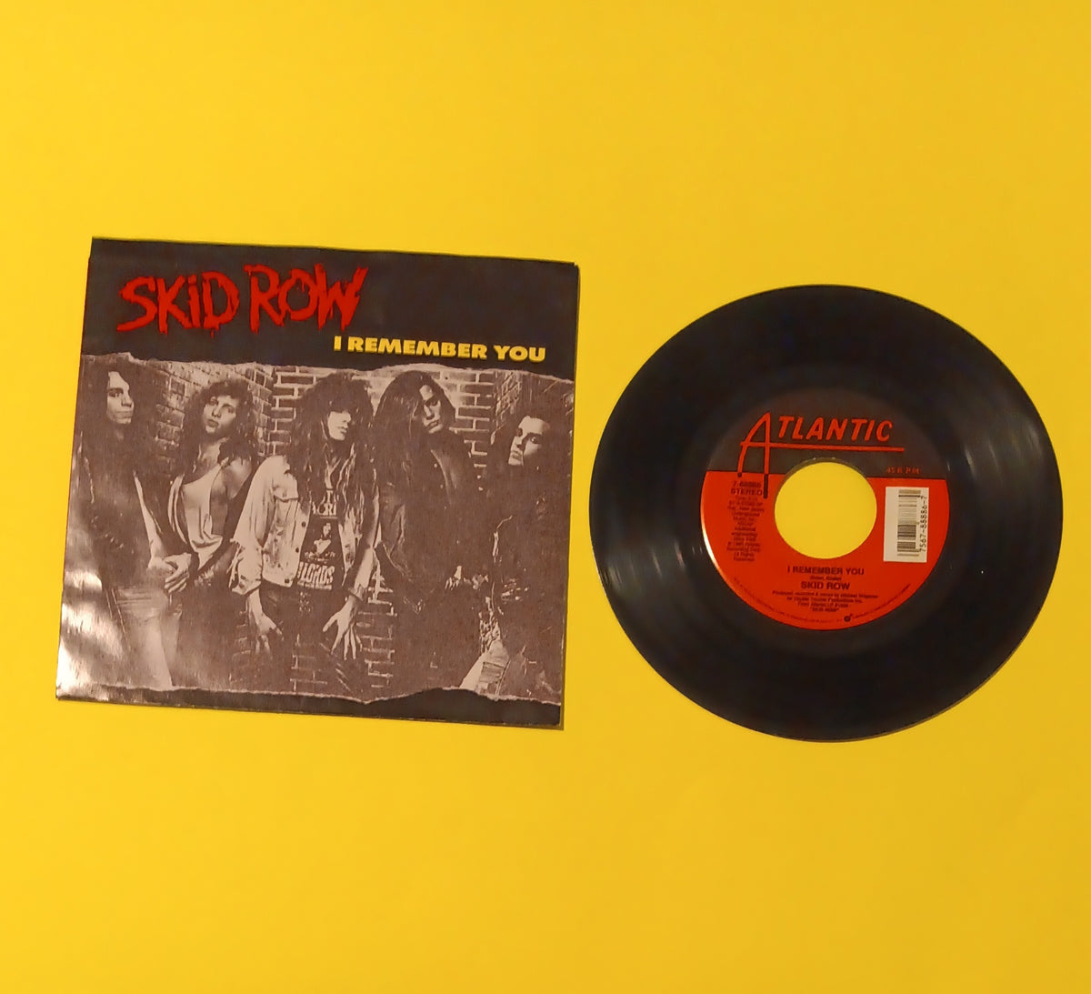 Skid Row - I Remember You / Makin a Mess - 1989 - 7-88886 Used - VG++ - 7" Vinyl