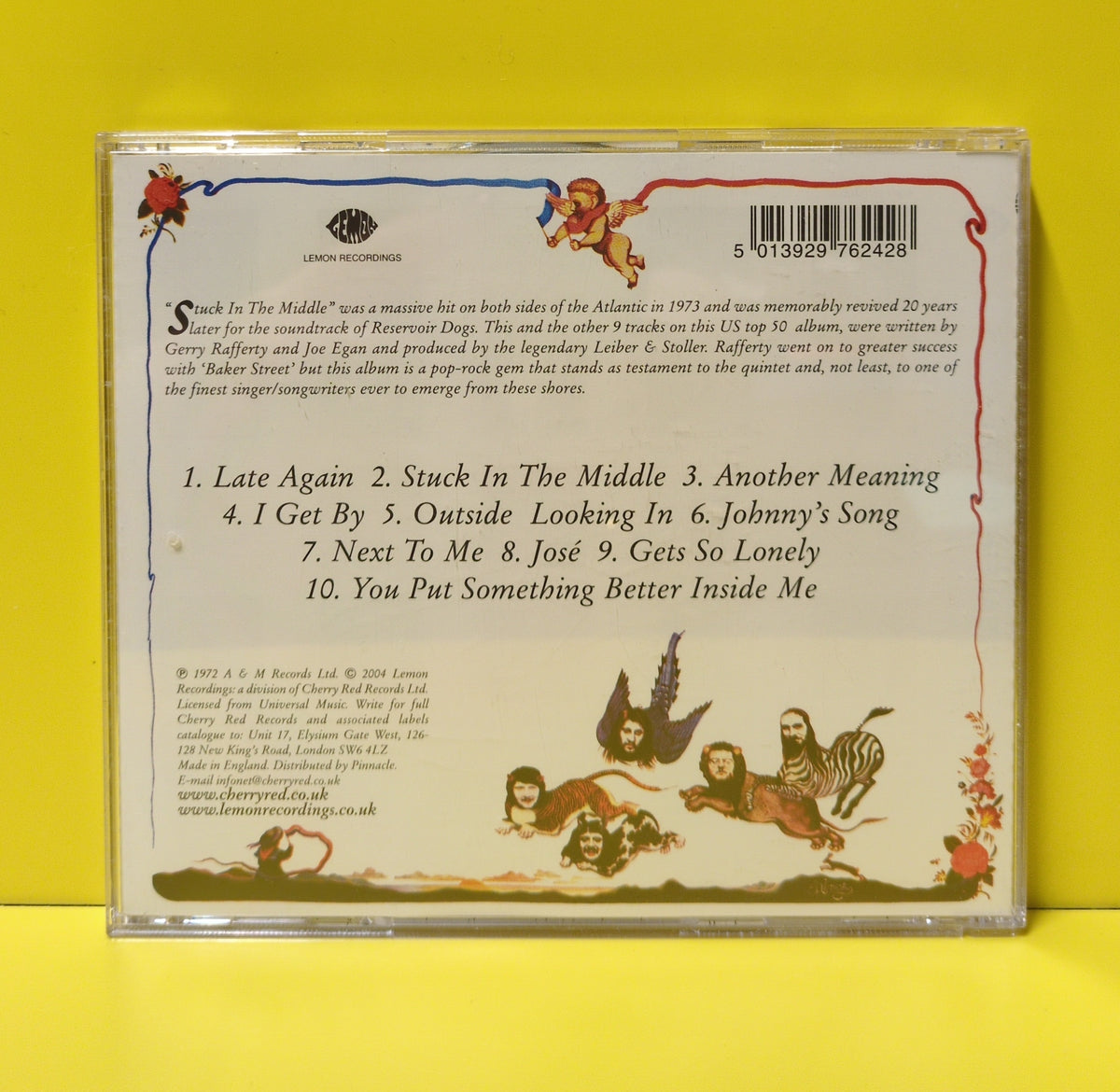 Stealers Wheel - Stealers Wheel - CD LEM 24 Used - EX - CDs - Reissue - Yellow Center Label