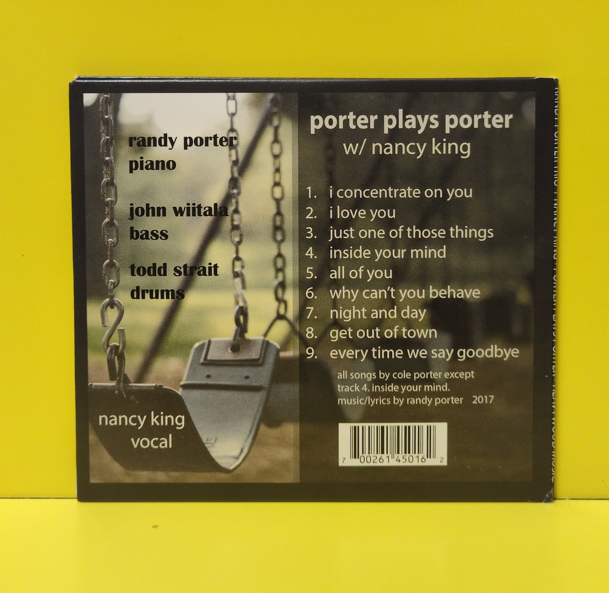 Randy Porter With Special Guest Nancy King - Porter Plays Porter - 2017 - Used - NM - CDs