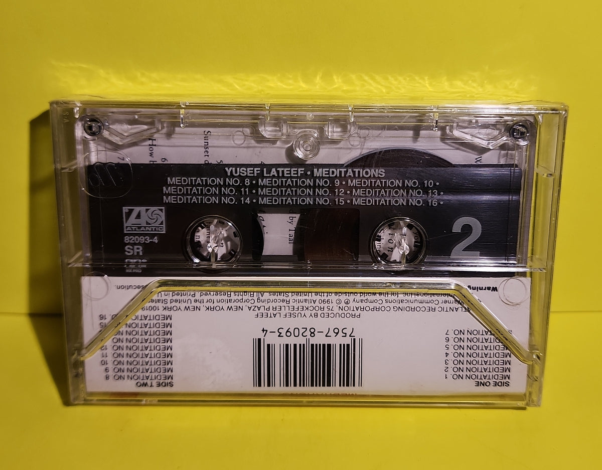 Yusef Lateef - Meditations - 1990 - 82093-4 New - Sealed - Cassettes
