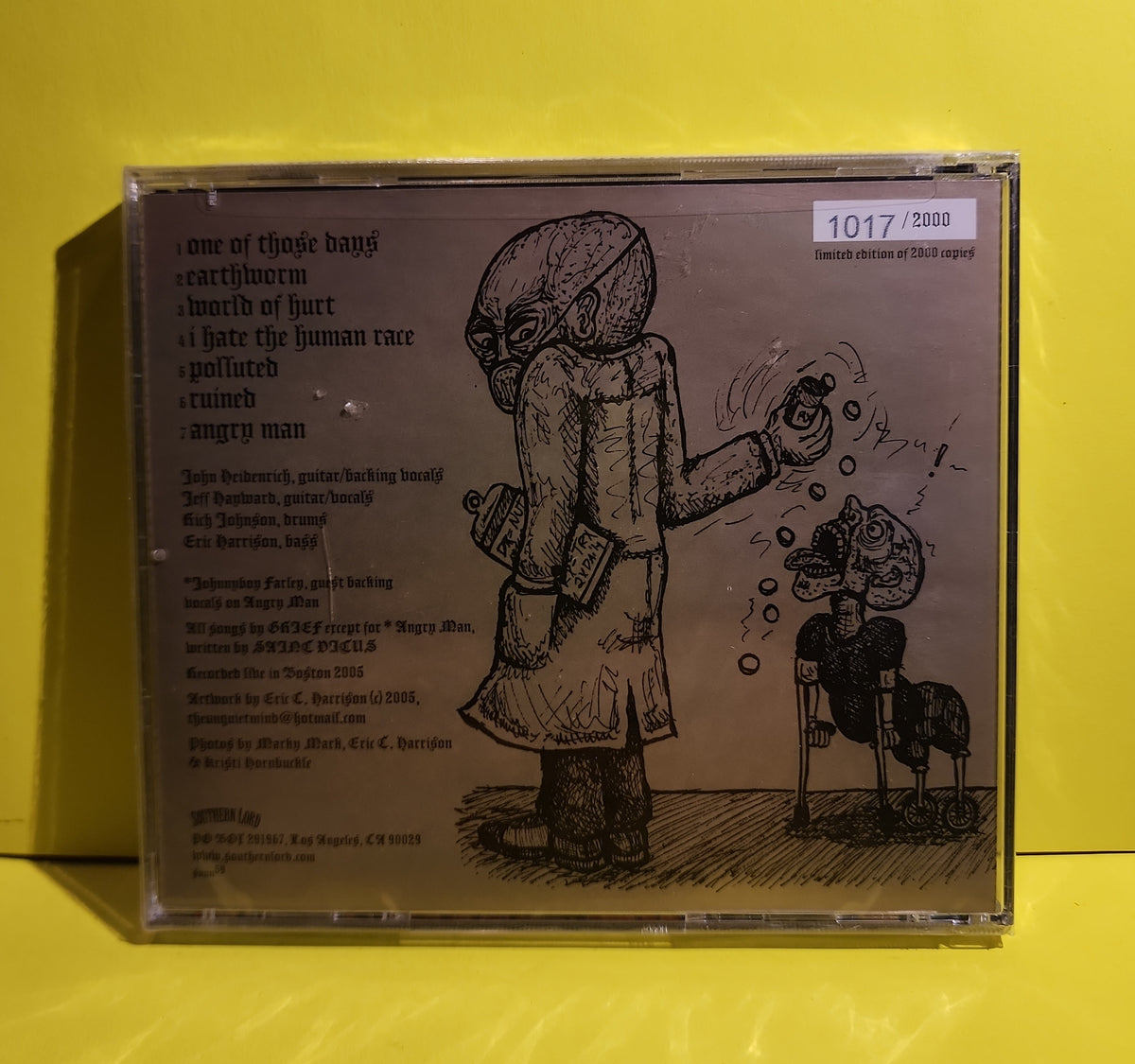 Grief - Alive - 2006 - Sunn59 New - Sealed - CDs