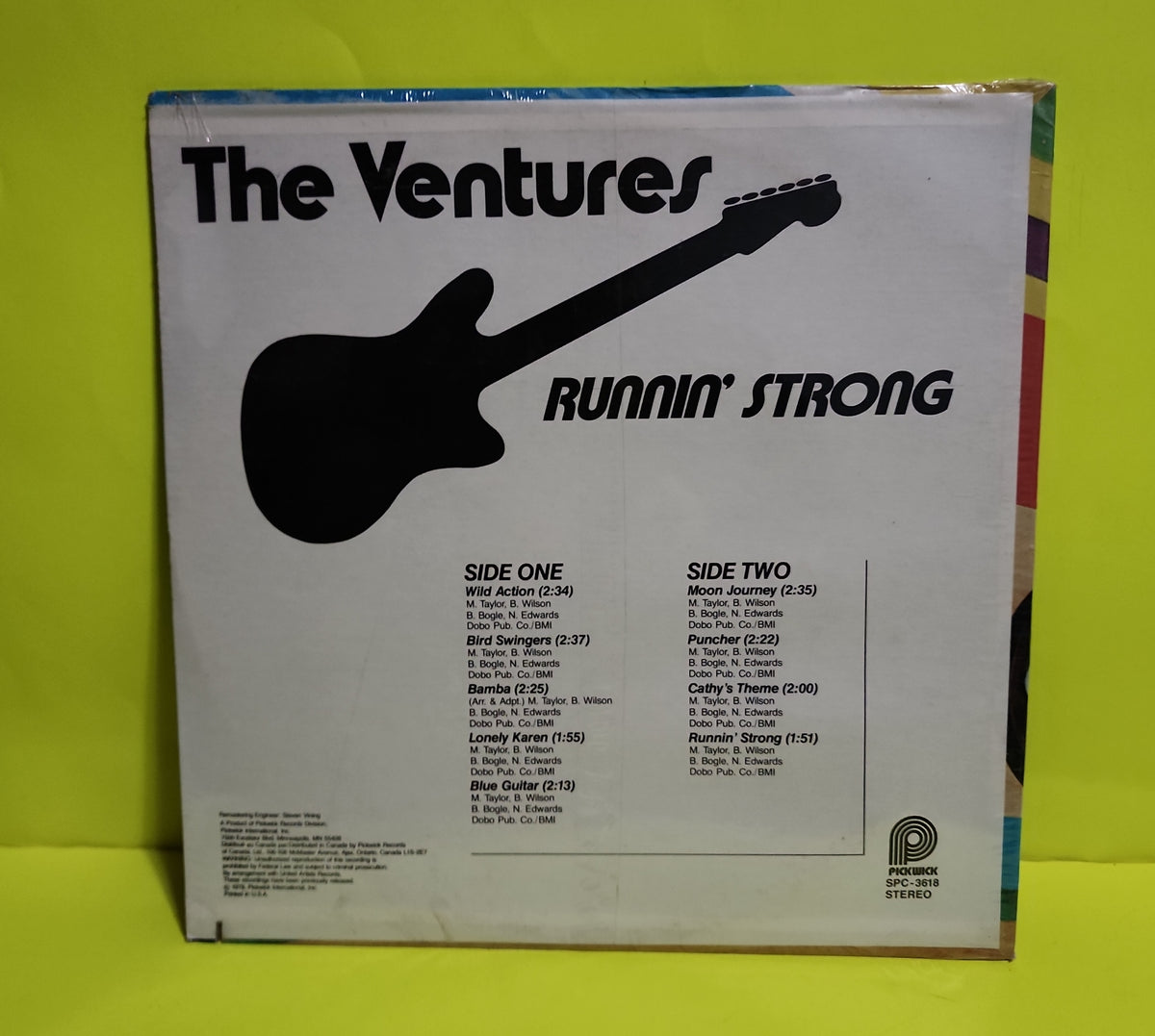 The Ventures - Runnin' Strong - 1978 - SPC-3618 New - Sealed - Vinyl
