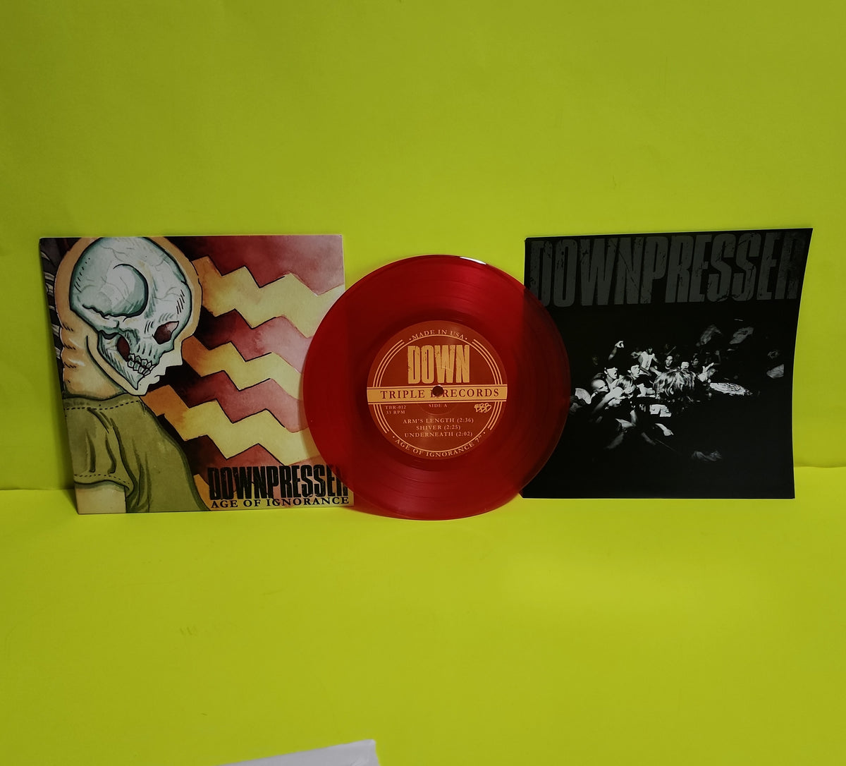Downpresser - 7" Age of Ignorance  - 2009 - TRB-012 New - NM - Vinyl